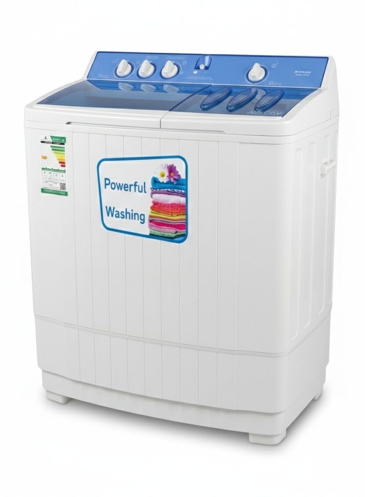 Fresh 12Kg Twin Tub Washing Machine Dual Motor Powerful Washing White – FWM20000 - Image 2
